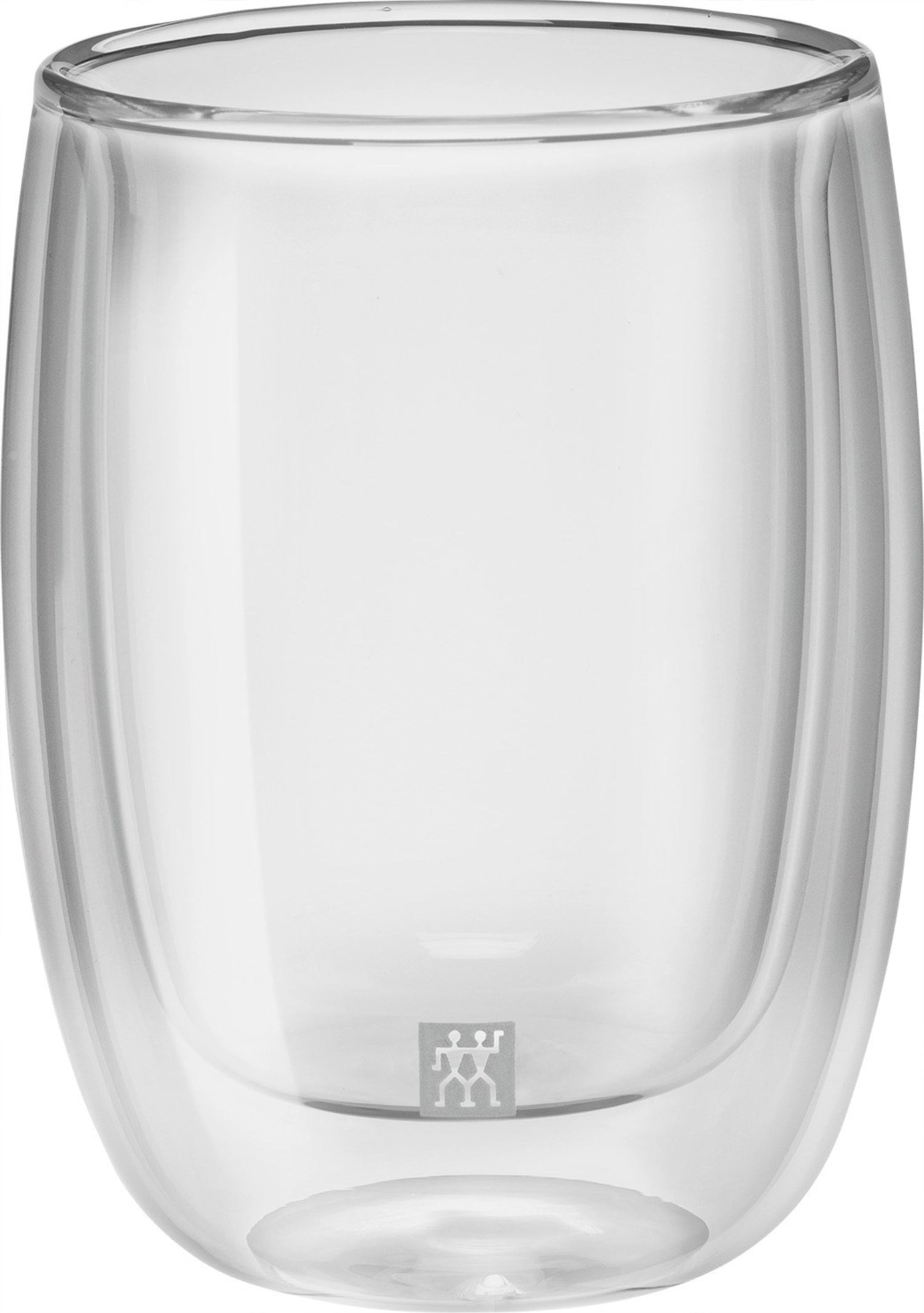 Elegante doppelwandige Kaffeegläser im 2er Set von Zwilling Kitchen, ideal für stilvolles Genießen von Kaffee und anderen Heißgetränken.