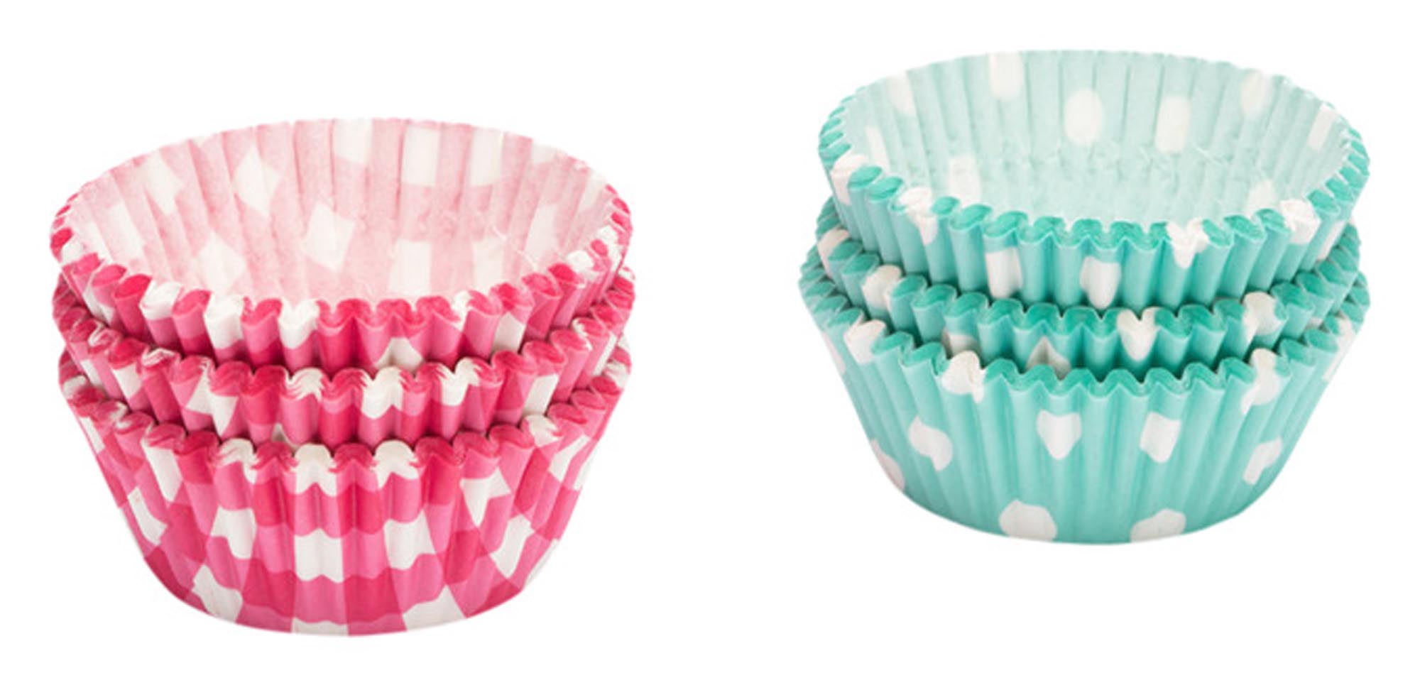 PATISSE Papierförmchen 200 Stück pink / türkis ø 5 cm in  präsentiert im Onlineshop von KAQTU Design AG. Backform / Backblech ist von PATISSE
