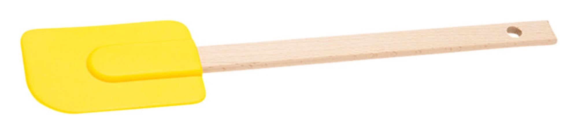 PATISSE Teigschaber Silikon Holz gelb Prima Line 27 cm in  präsentiert im Onlineshop von KAQTU Design AG. Backutensilien ist von PATISSE