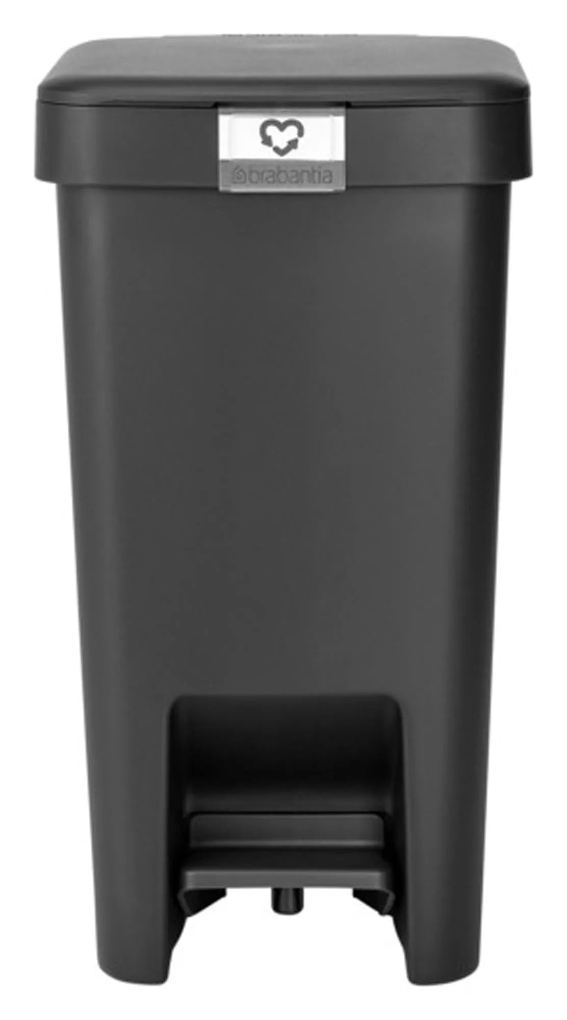 BRABANTIA Treteimer StepUp dark grey 10 l in  präsentiert im Onlineshop von KAQTU Design AG. Mülleimer ist von BRABANTIA