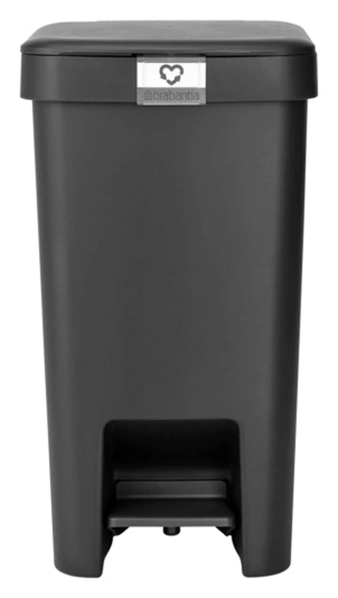 BRABANTIA Treteimer StepUp dark grey 16 l in  präsentiert im Onlineshop von KAQTU Design AG. Mülleimer ist von BRABANTIA