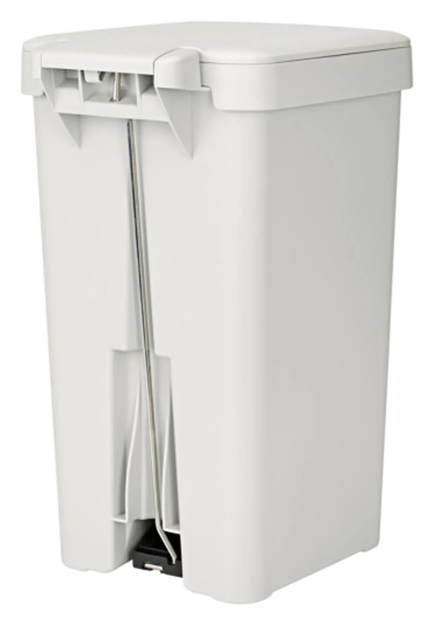 Moderner Treteimer in Hellgrau, 16 Liter, stilvoll und funktional, ideal für Küche oder Bad, von BRABANTIA.