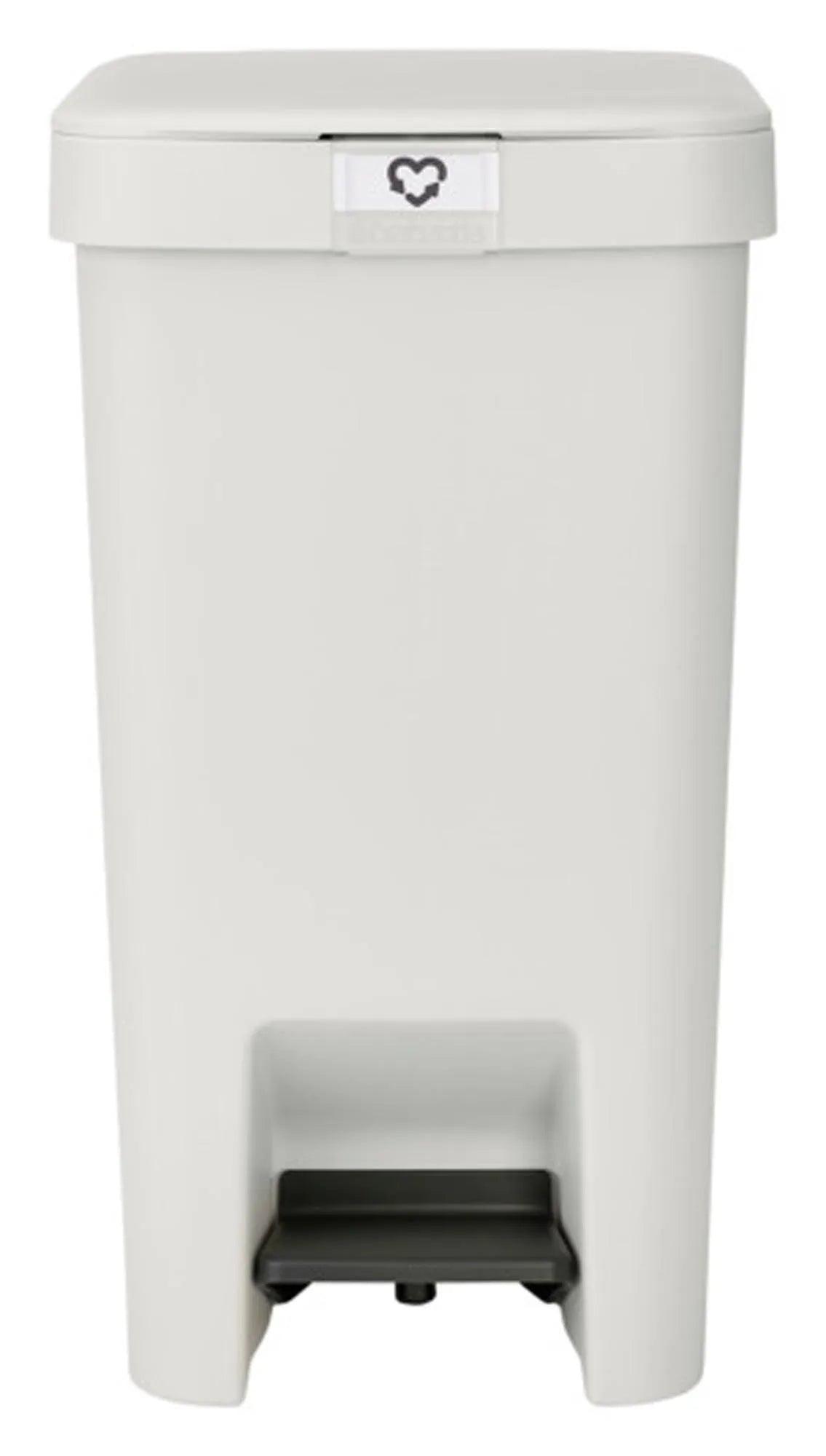 BRABANTIA Treteimer StepUp light grey 16 l in  präsentiert im Onlineshop von KAQTU Design AG. Mülleimer ist von BRABANTIA