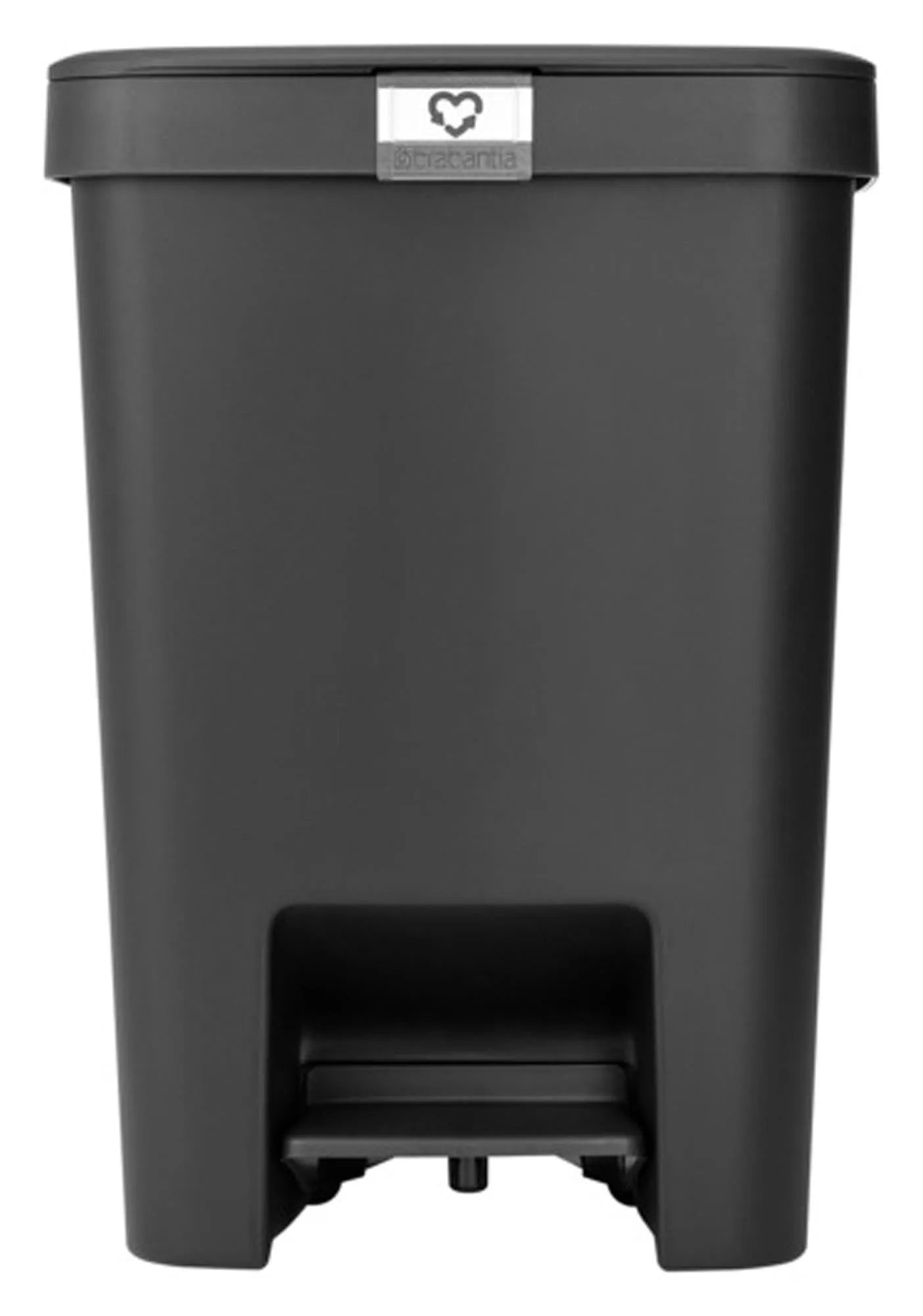 BRABANTIA Treteimer StepUp dark grey 25 l in  präsentiert im Onlineshop von KAQTU Design AG. Mülleimer ist von BRABANTIA