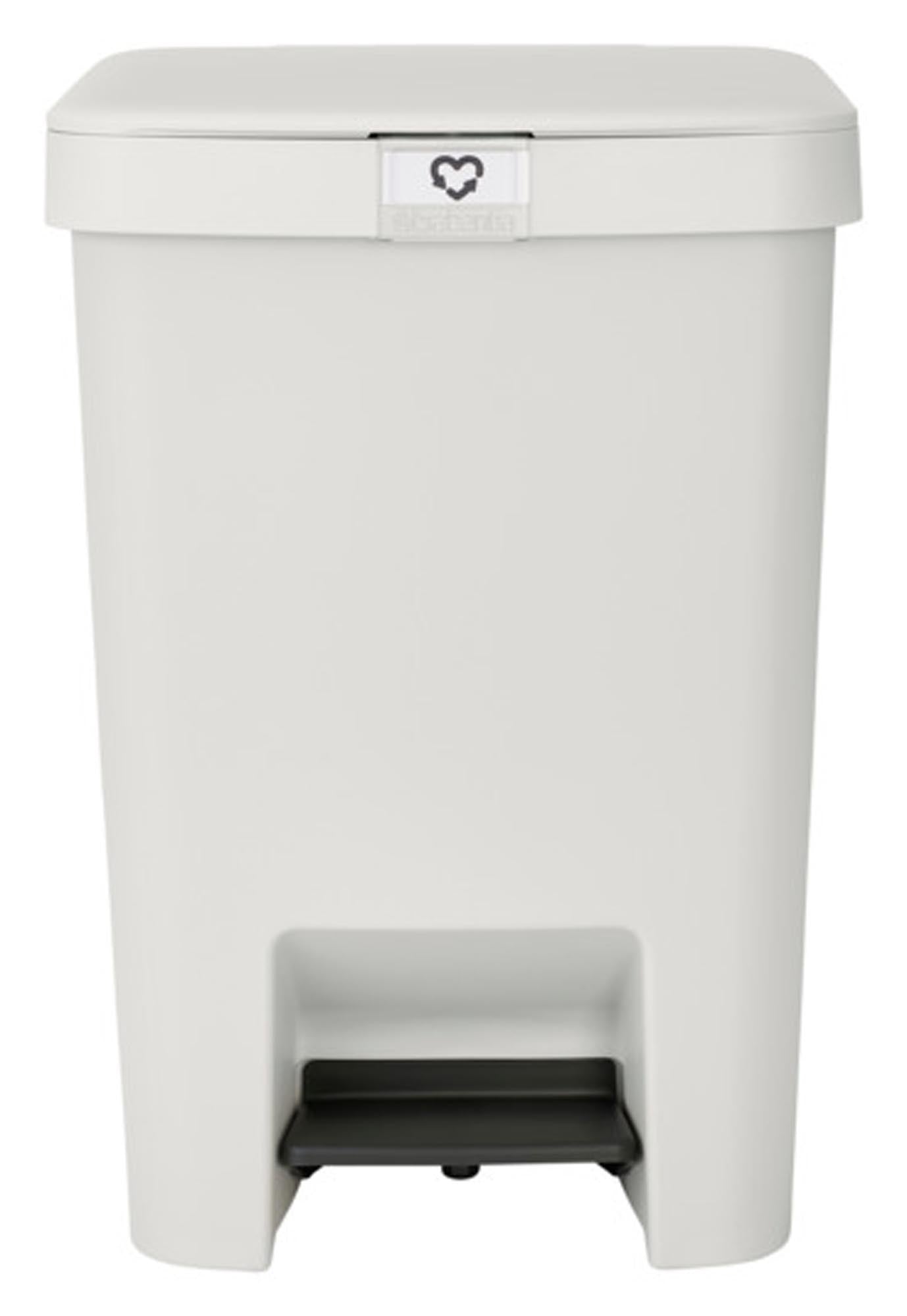 Eleganter 25L Treteimer aus Edelstahl, hygienisch mit Fußtritt, geruchsdicht, ideal für Küche & Büro.