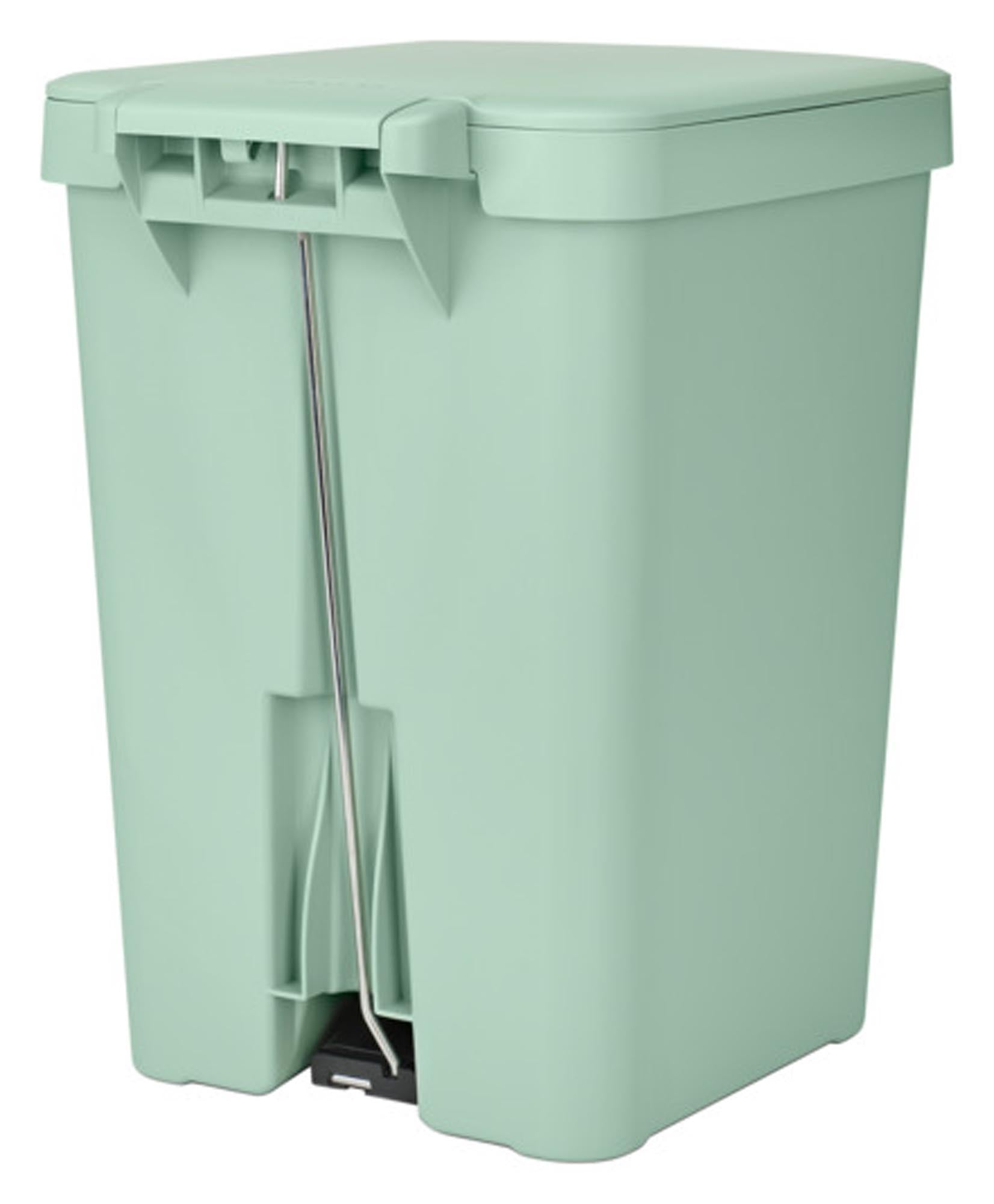 Moderner Treteimer in Jadegrün, 25 l Volumen, stilvoll und praktisch, ideal für Küche oder Büro, von BRABANTIA.