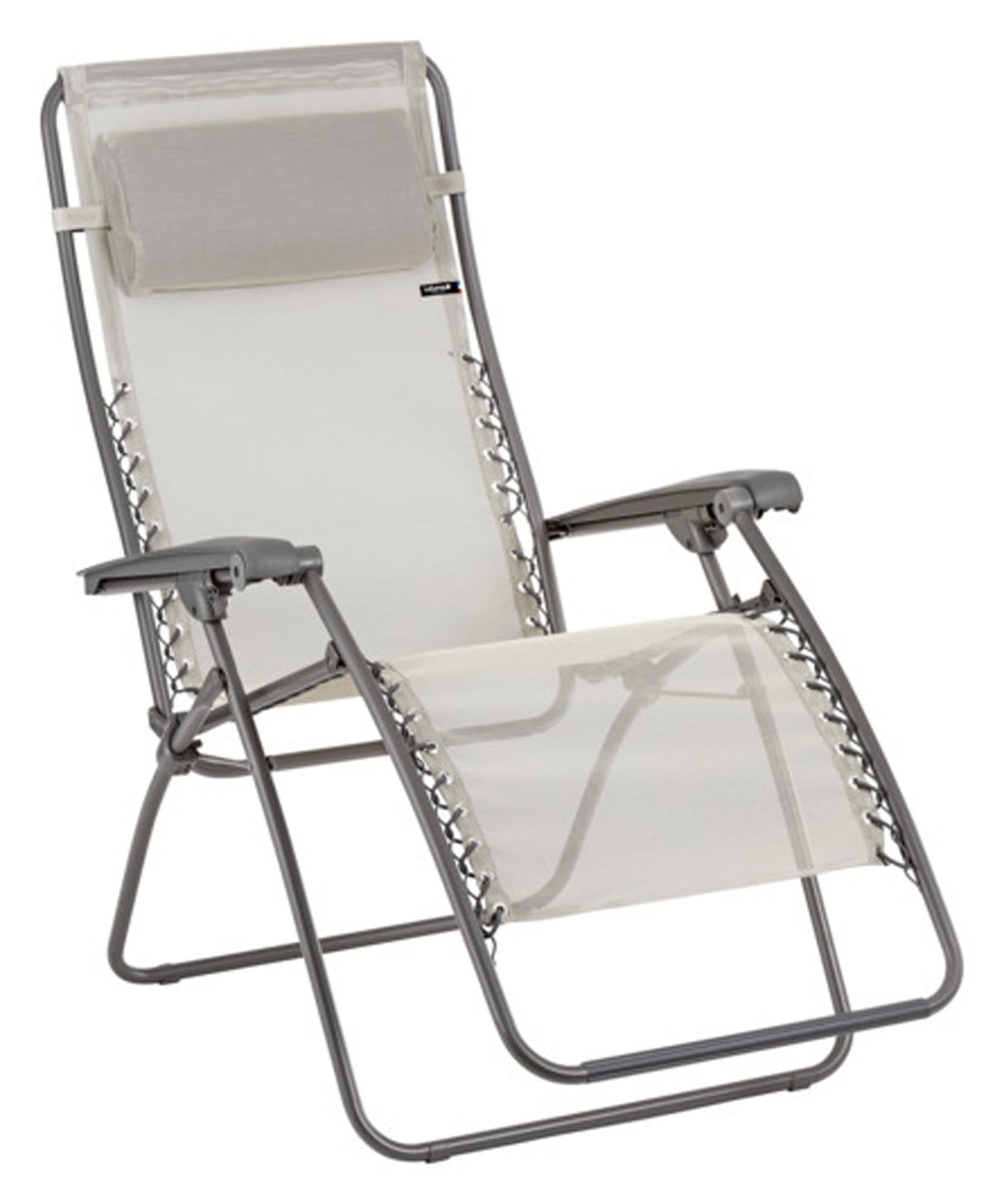 Ergonomischer Relaxsessel RSXA Seigle von LAFUMA: Komfort, Stil, UV-beständig, atmungsaktiv, ideal für drinnen & draußen.