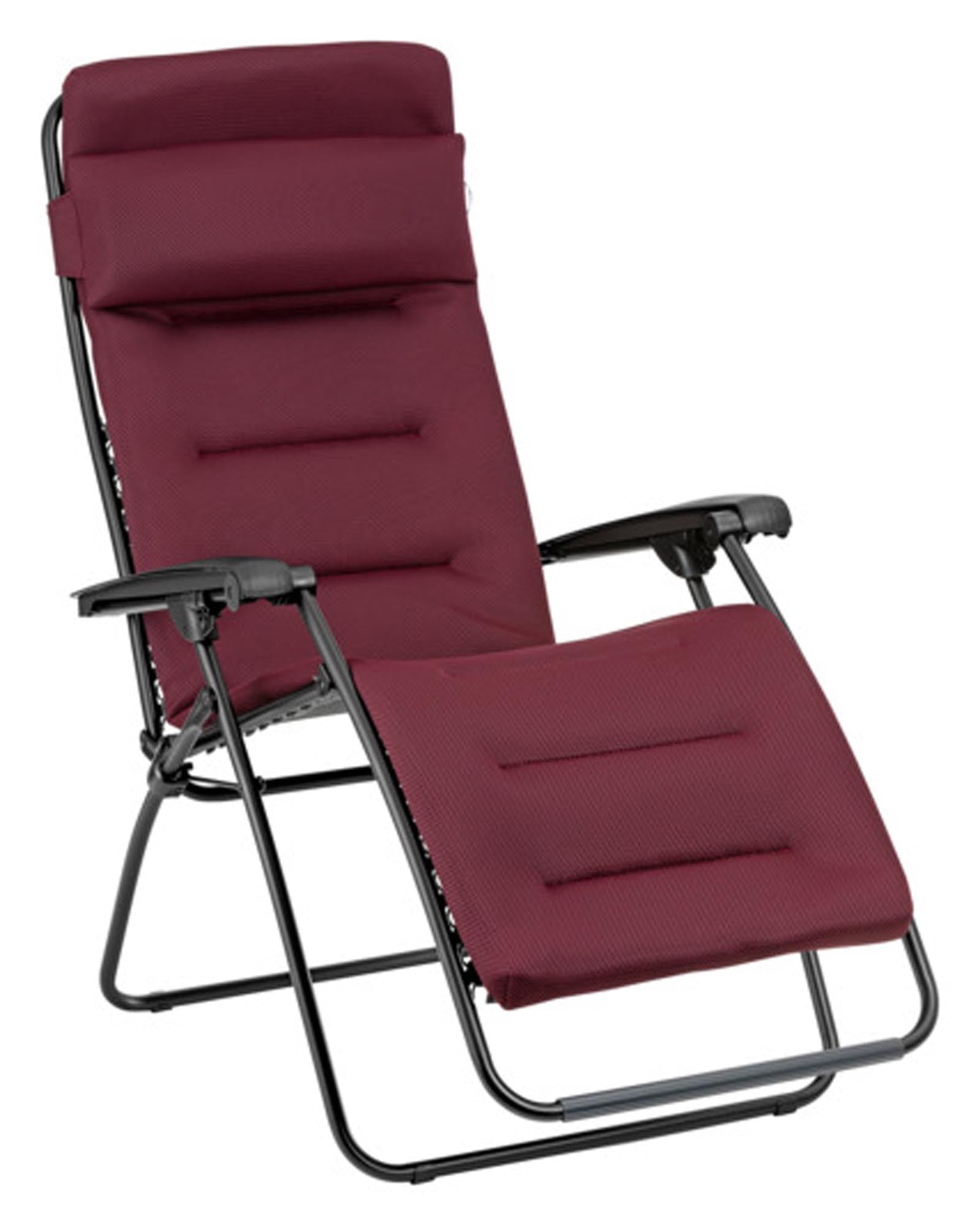 Relaxsessel RSX Clip bordeaux in  präsentiert im Onlineshop von KAQTU Design AG. Liegestuhl ist von LAFUMA