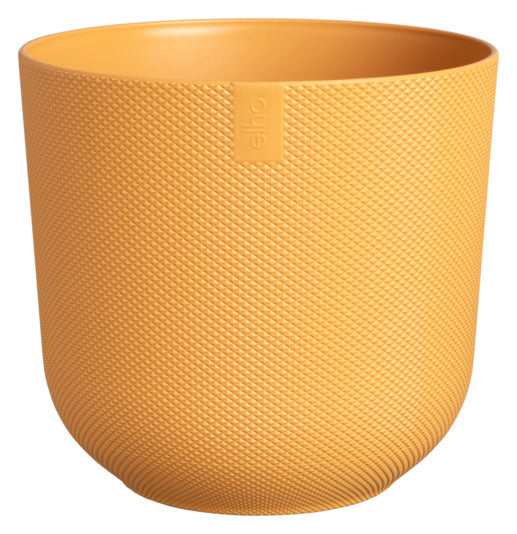 ELHO Topf Jazz rund ø 16 cm amber gelb in  präsentiert im Onlineshop von KAQTU Design AG. Pflanzentopf Outdoor ist von ELHO