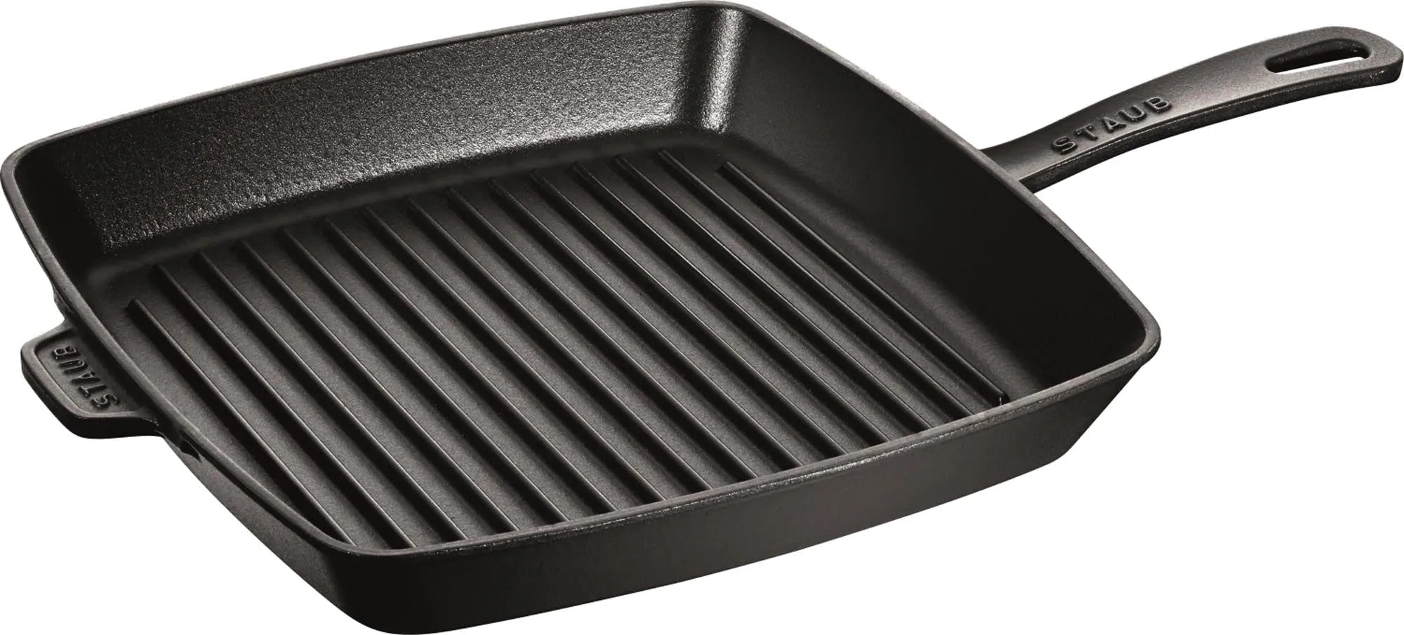 American Grillpfanne 30 cm, Schwarz, Gusseisen - KAQTU Design