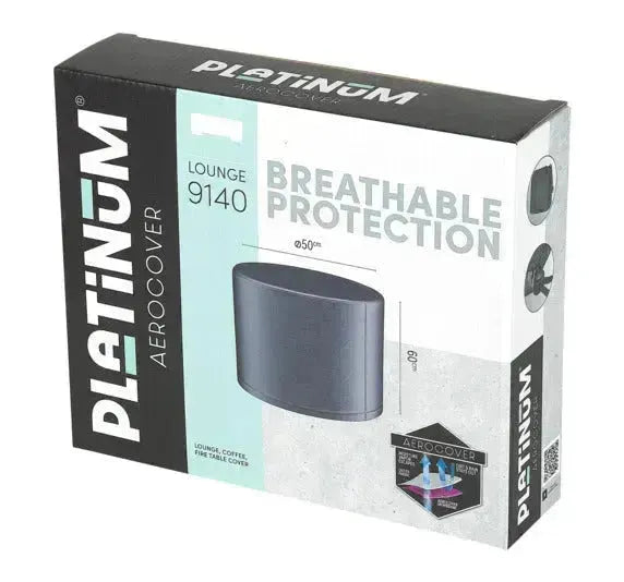 PLATINUM AEROCOVER Schutzhülle Beistelltische ø 50x60 cm in  präsentiert im Onlineshop von KAQTU Design AG. Gartenmöbelabdeckung ist von PLATINUM AEROCOVER