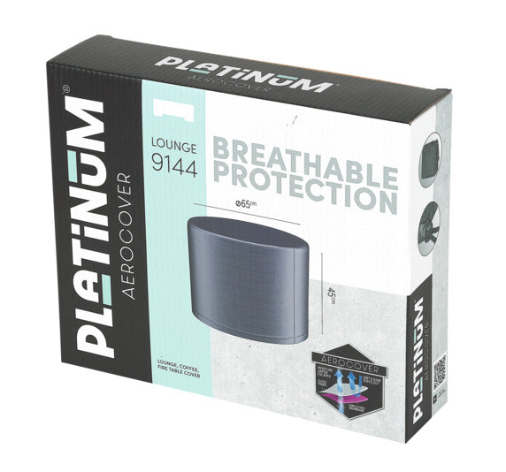 PLATINUM AEROCOVER Schutzhülle Beistelltische ø 98x 50 cm in  präsentiert im Onlineshop von KAQTU Design AG. Gartenmöbelabdeckung ist von PLATINUM AEROCOVER