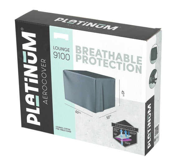 PLATINUM AEROCOVER Schutzhülle Beistelltische 99x99x60 cm in  präsentiert im Onlineshop von KAQTU Design AG. Gartenmöbelabdeckung ist von PLATINUM AEROCOVER