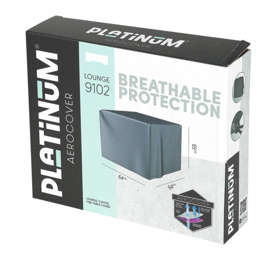 PLATINUM AEROCOVER Schutzhülle Beistelltische 99x99x60 cm in  präsentiert im Onlineshop von KAQTU Design AG. Gartenmöbelabdeckung ist von PLATINUM AEROCOVER