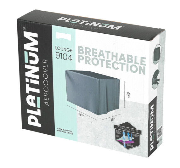 PLATINUM AEROCOVER Schutzhülle Beistelltische 99x99x60 cm in  präsentiert im Onlineshop von KAQTU Design AG. Gartenmöbelabdeckung ist von PLATINUM AEROCOVER
