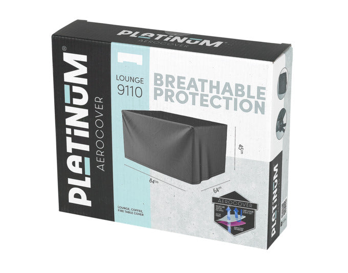 PLATINUM AEROCOVER Schutzhülle Beistelltische 99x99x60 cm in  präsentiert im Onlineshop von KAQTU Design AG. Gartenmöbelabdeckung ist von PLATINUM AEROCOVER