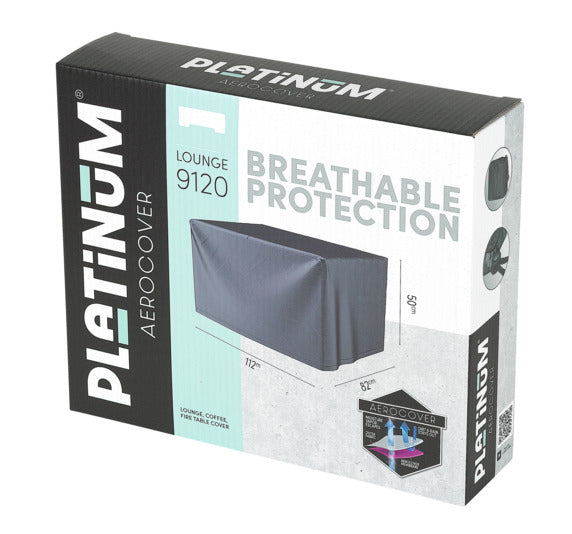 PLATINUM AEROCOVER Schutzhülle Beistelltische 99x99x60 cm in  präsentiert im Onlineshop von KAQTU Design AG. Gartenmöbelabdeckung ist von PLATINUM AEROCOVER