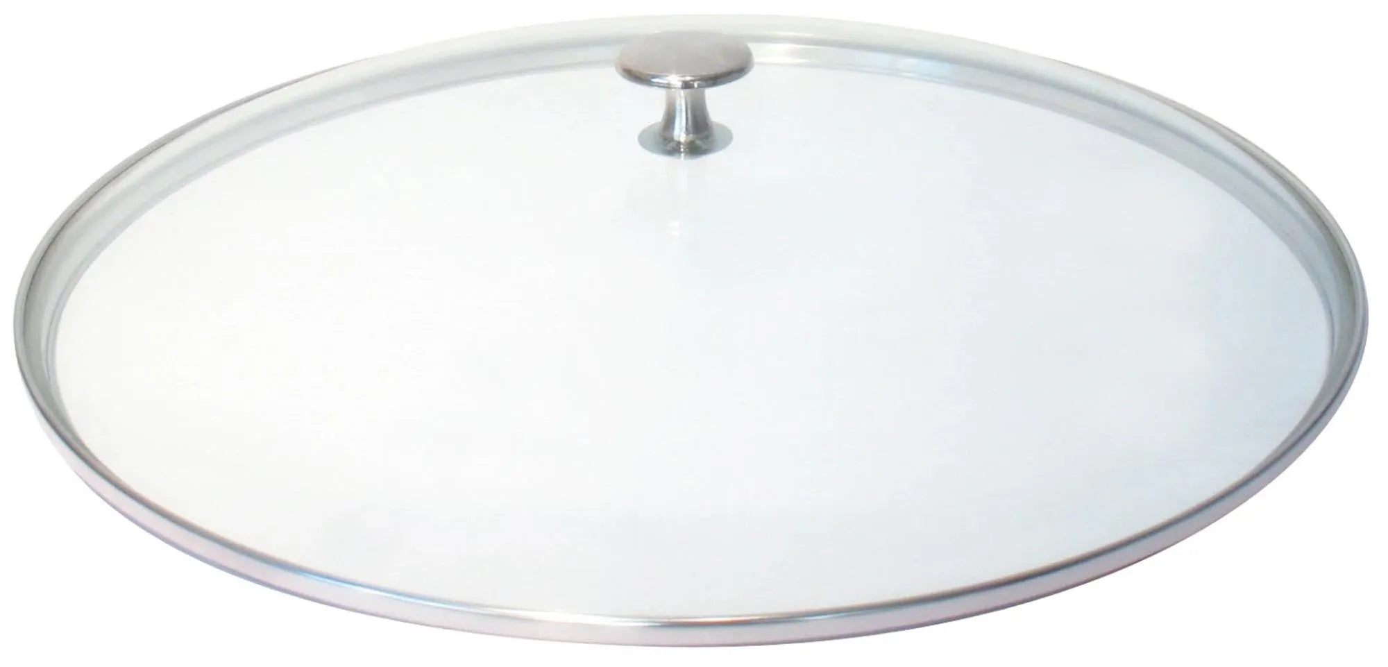 Staub Glasdeckel 37cm: Hitzebeständiges Glas, Edelstahlrand, ergonomischer Griff. Perfekte Sicht & Dampfkontrolle für Ihren Wok.