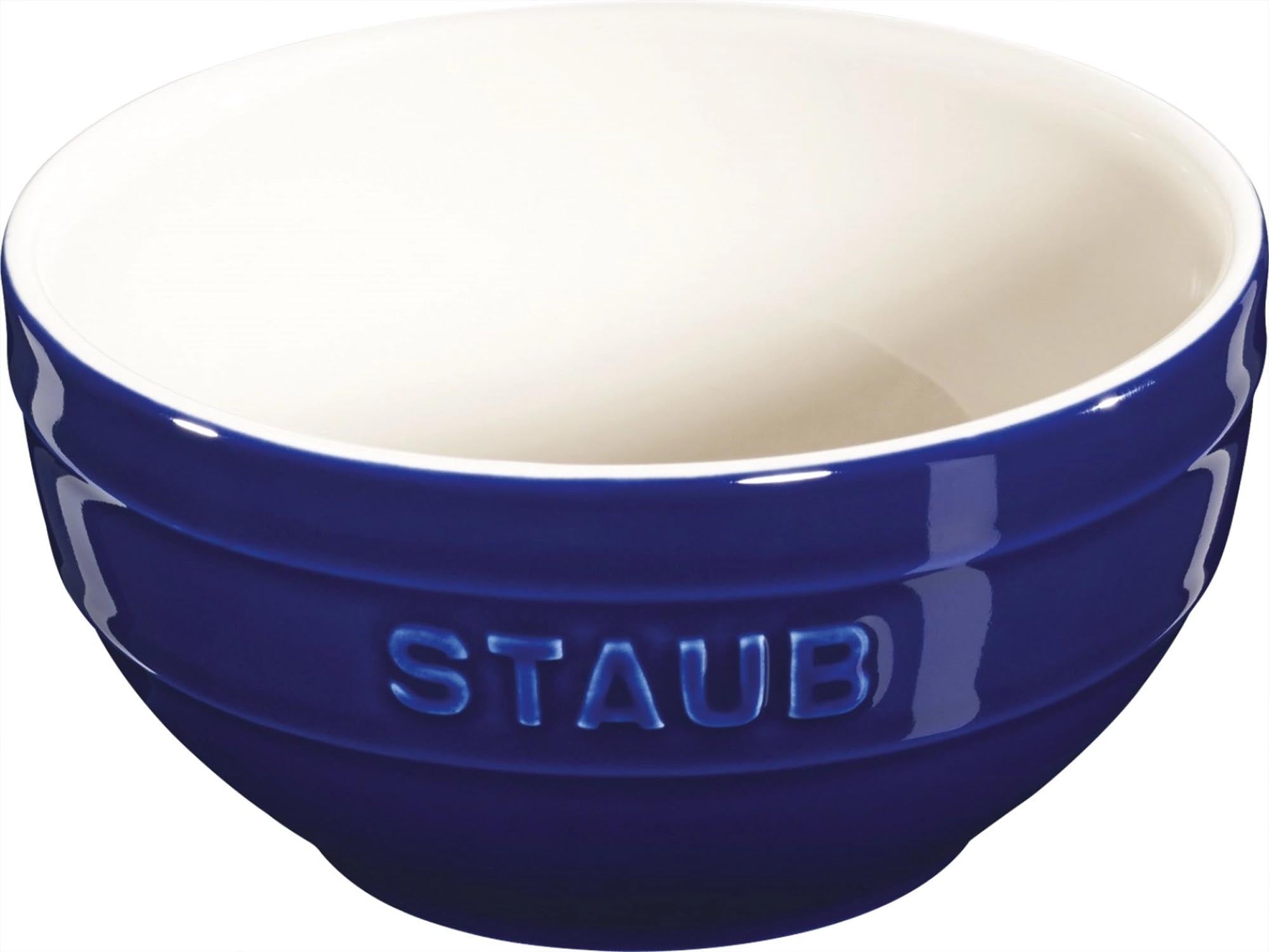Keramik Schüssel, dunkelblau rund 0.4l Ø12 cm