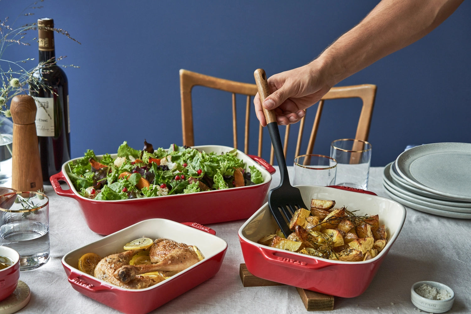 Plat de cuisson rectangulaire