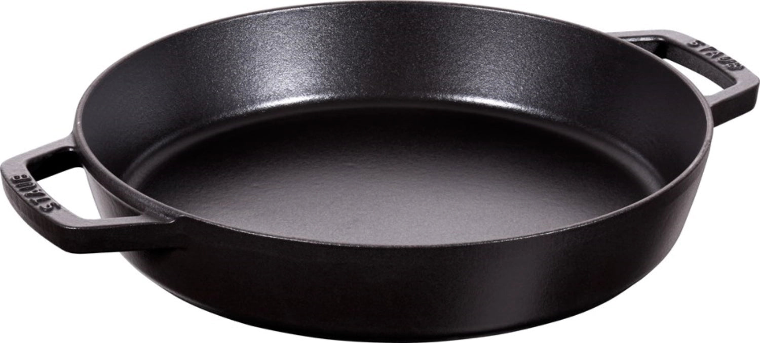 Paella-Pfanne 34 cm, Schwarz, Gusseisen