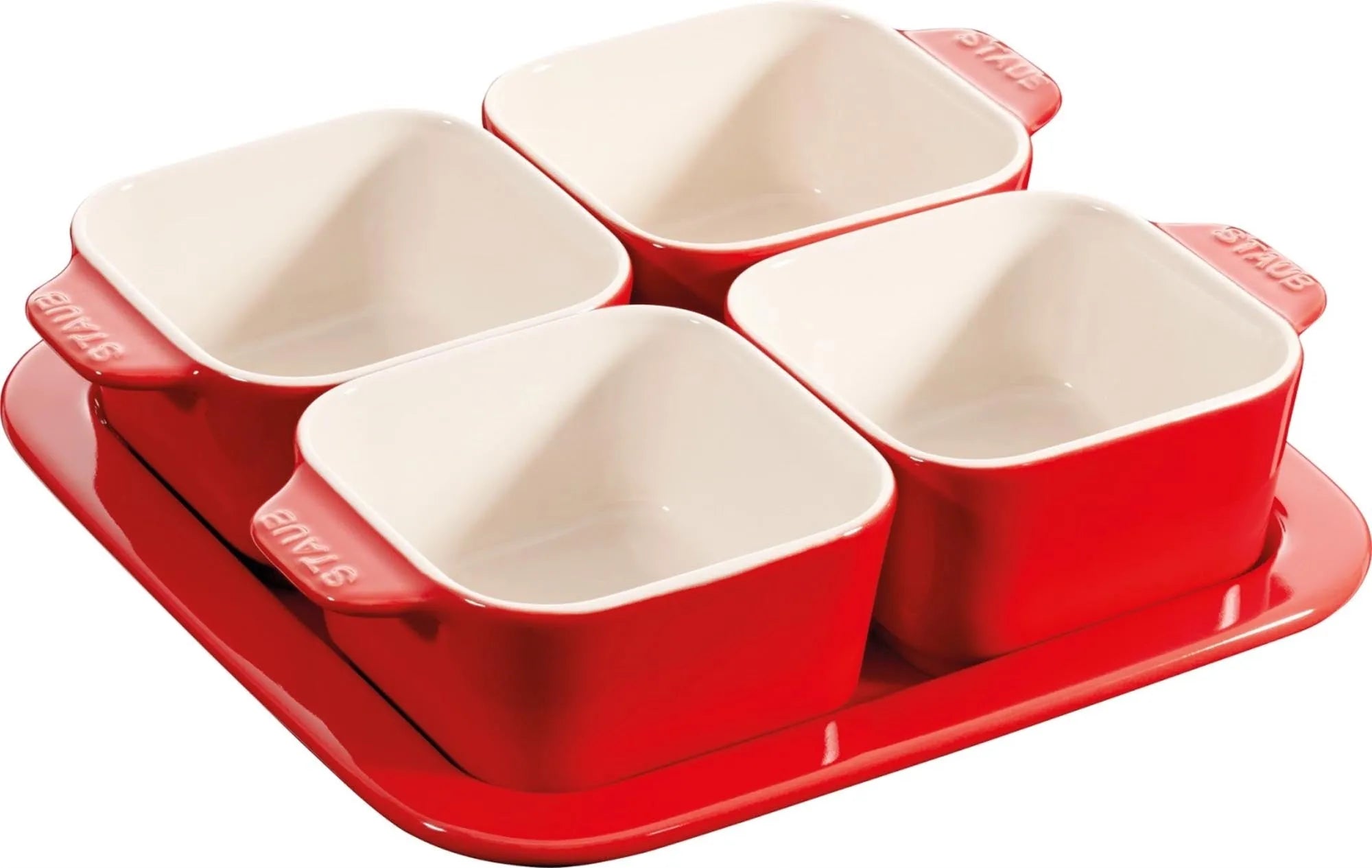 Keramik Apéro-Set, 5-tlg, rot - KAQTU Design