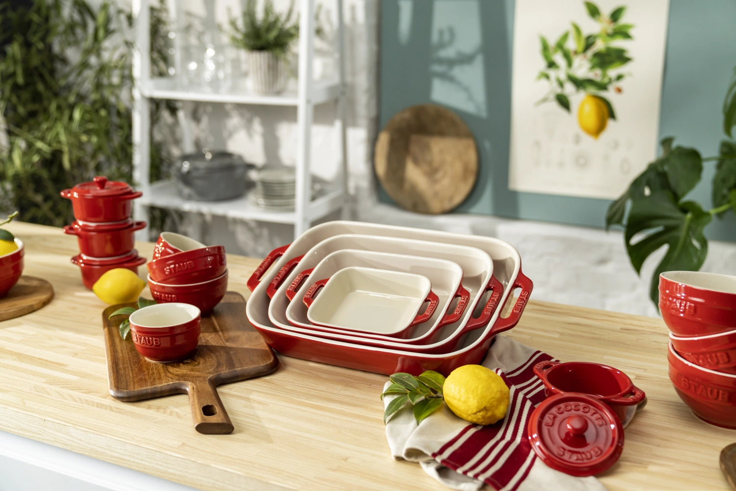 Plat de cuisson rectangulaire