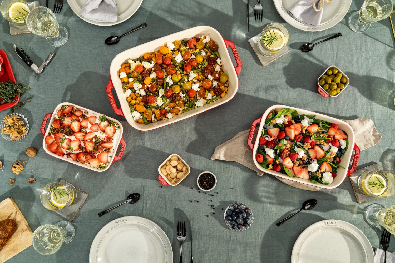 Plat de cuisson rectangulaire