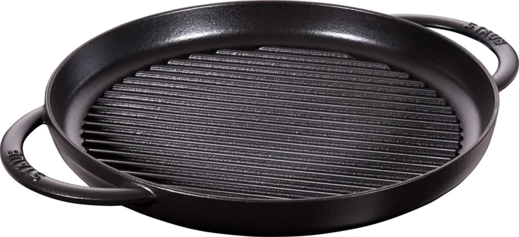 Pure Grillpfanne rund, schwarz 30 cm - KAQTU Design