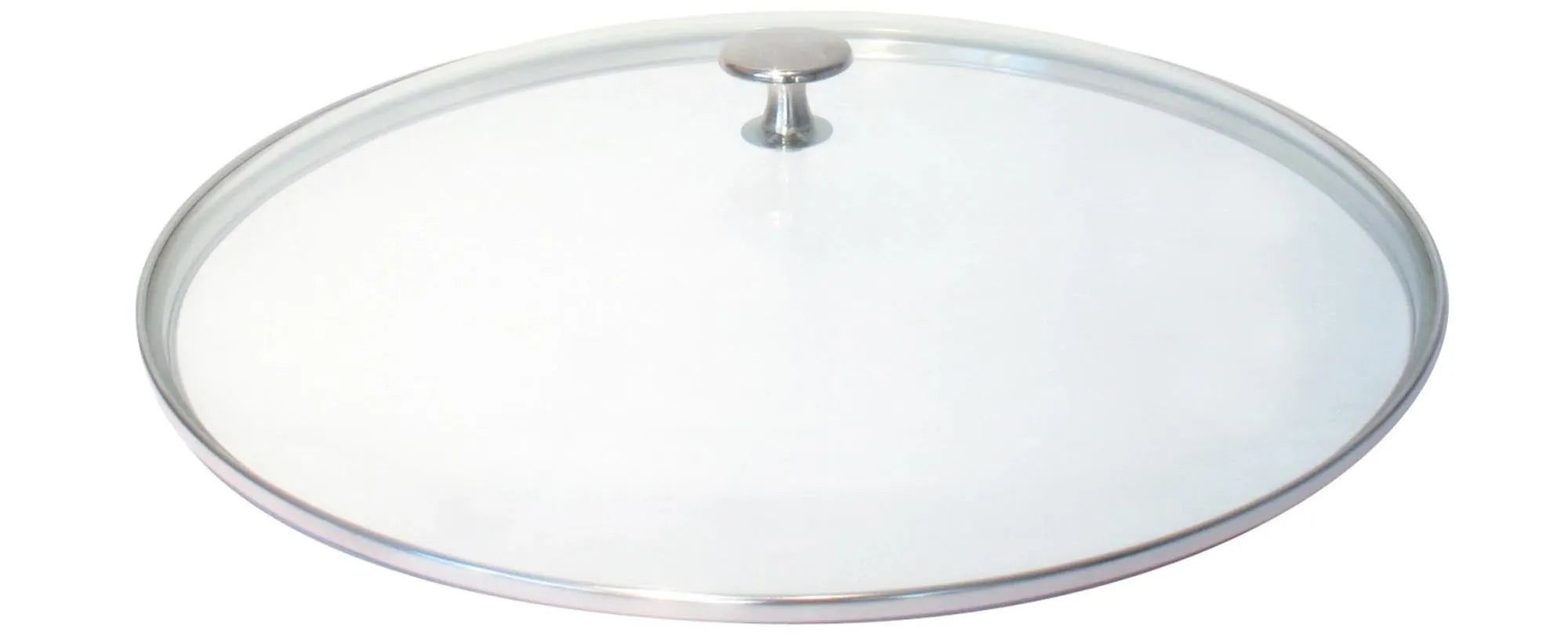 Staub Glasdeckel 30cm: Perfekte Sicht, bewahrt Aromen, Edelstahlrand, spülmaschinenfest, ideal für Dämpfen und Schmoren.