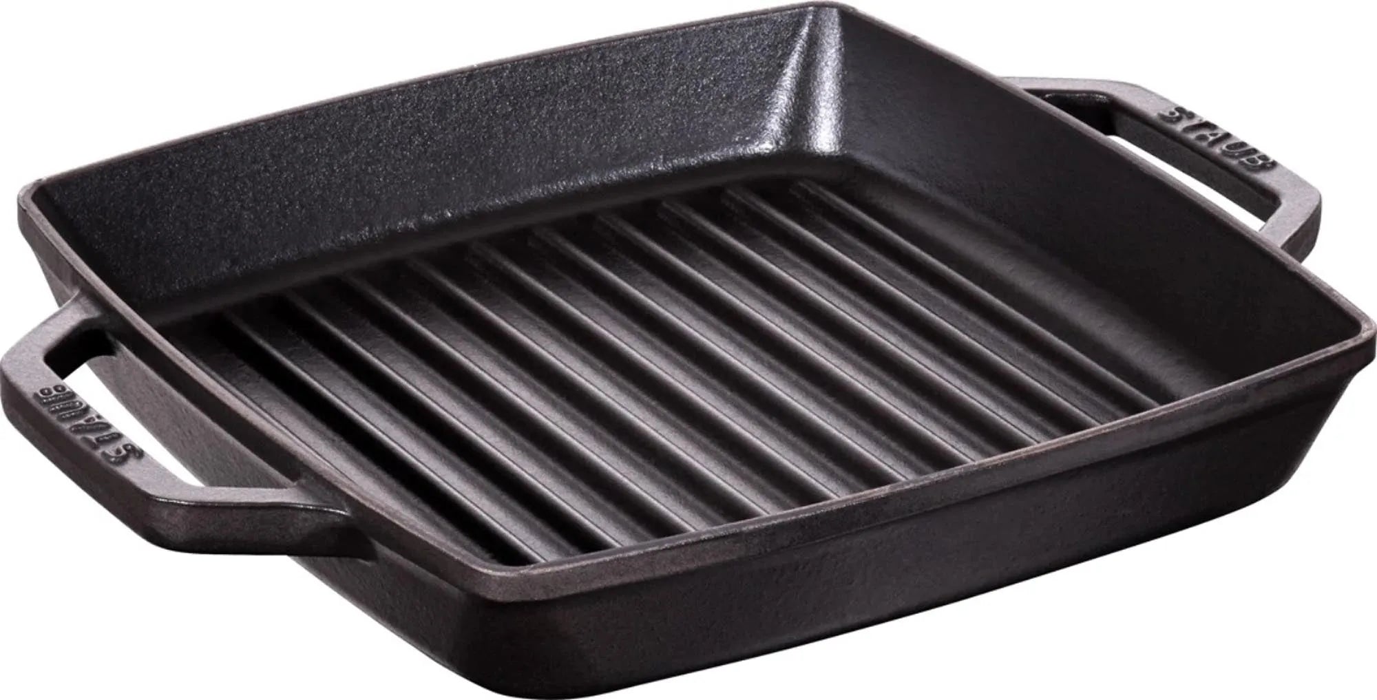 Grillpfanne 23 cm, Schwarz, Gusseisen - KAQTU Design