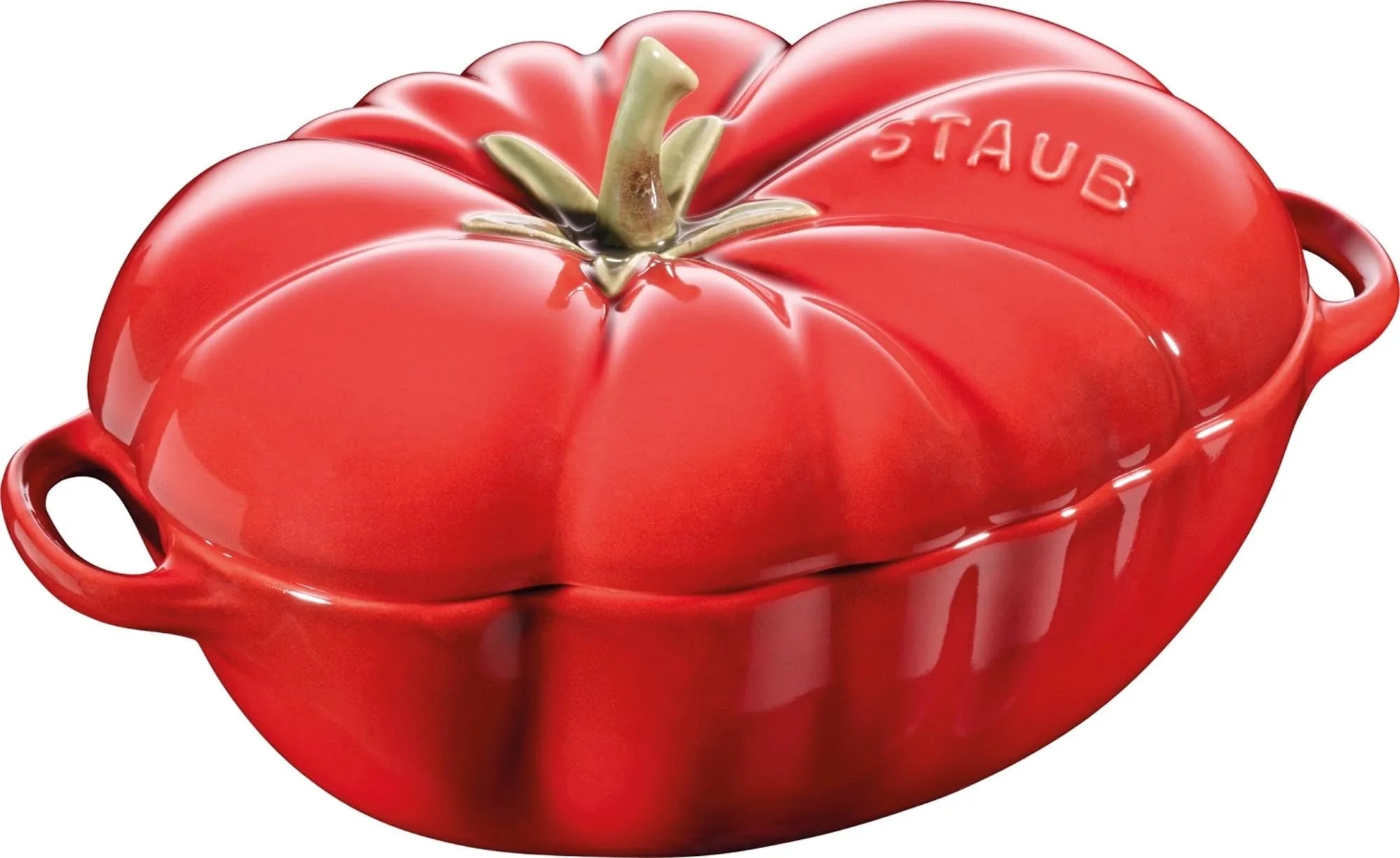 Cocotte 16 cm, Tomate, Kirsch-Rot, Keramik 0.50l - KAQTU Design