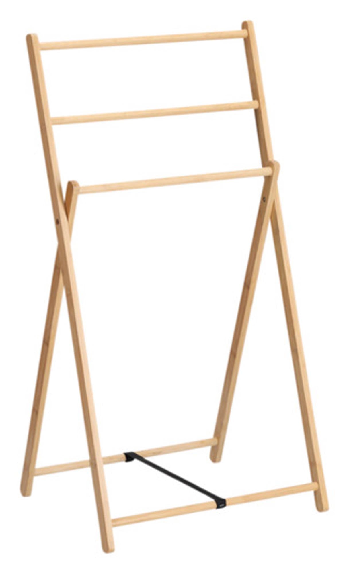 Entdecken Sie den ZELLER Handtuchständer aus Bambus (50x42x95 cm) – stilvoll, nachhaltig und praktisch für Ihr Badezimmer. Ideal für Ordnung und Eleganz.