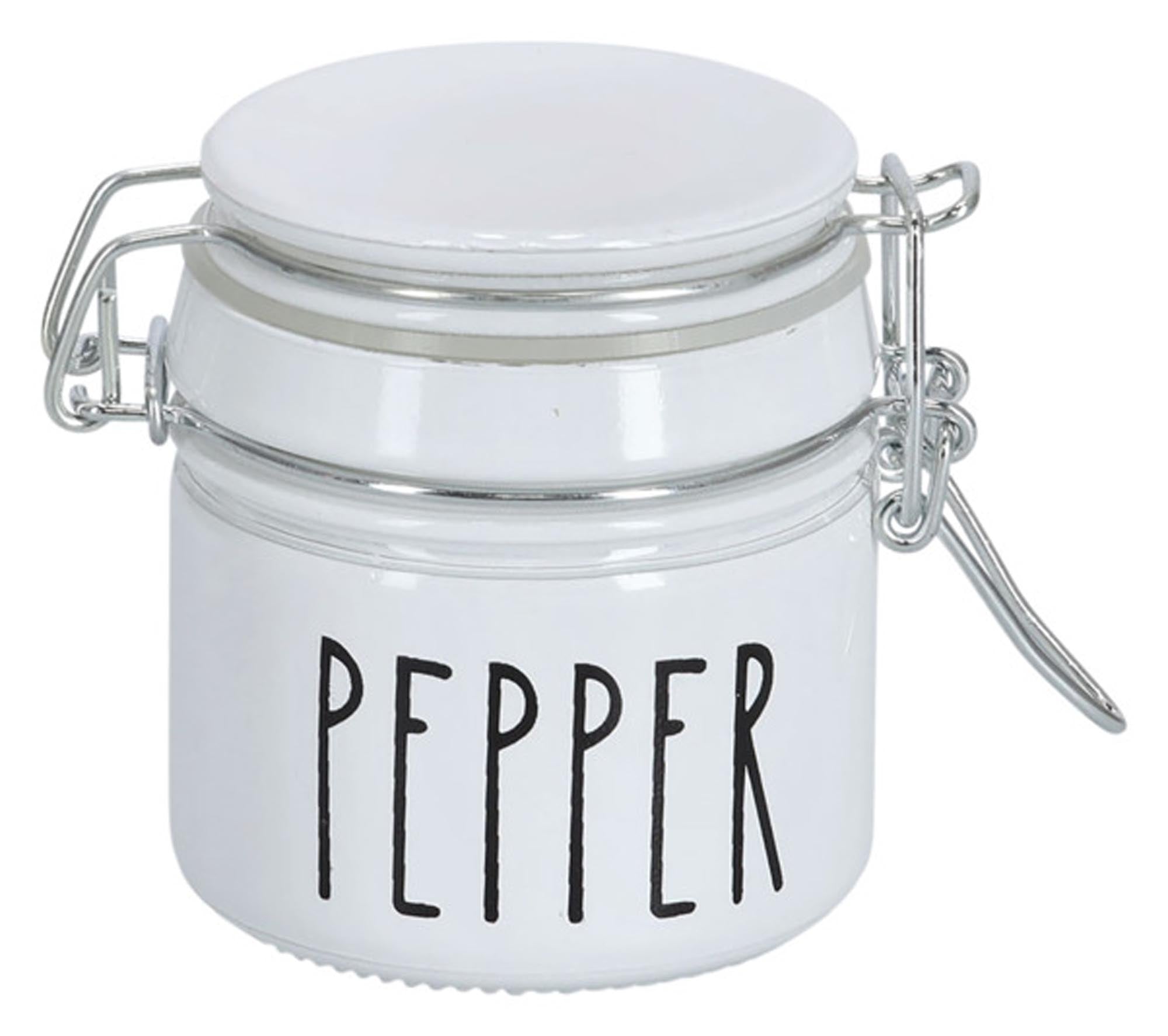 Stilvolles Gewürzglas mit Bügelverschluss, 100 ml, ideal für Salz & Gewürze. Kompakt, kratzfest, hält Inhalt frisch. Perfekt für jede Küche.
