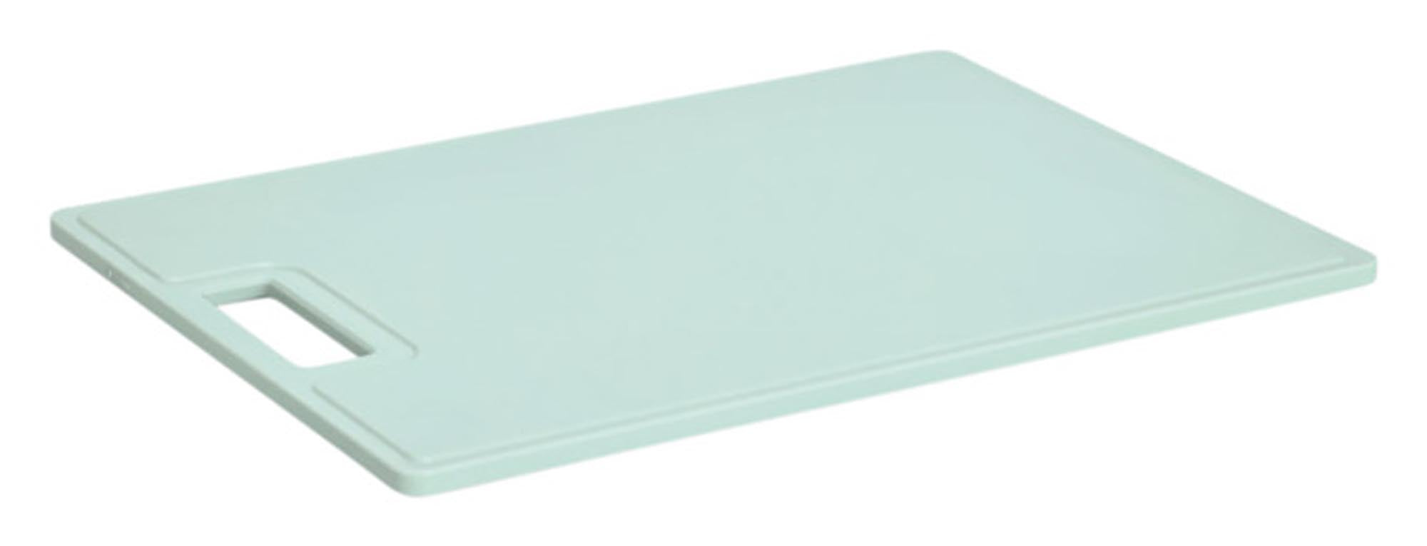ZELLER Schneidbrett Kunststoff graublau 38x28x0.85 cm in  präsentiert im Onlineshop von KAQTU Design AG. Schneidbrett ist von ZELLER PRESENT