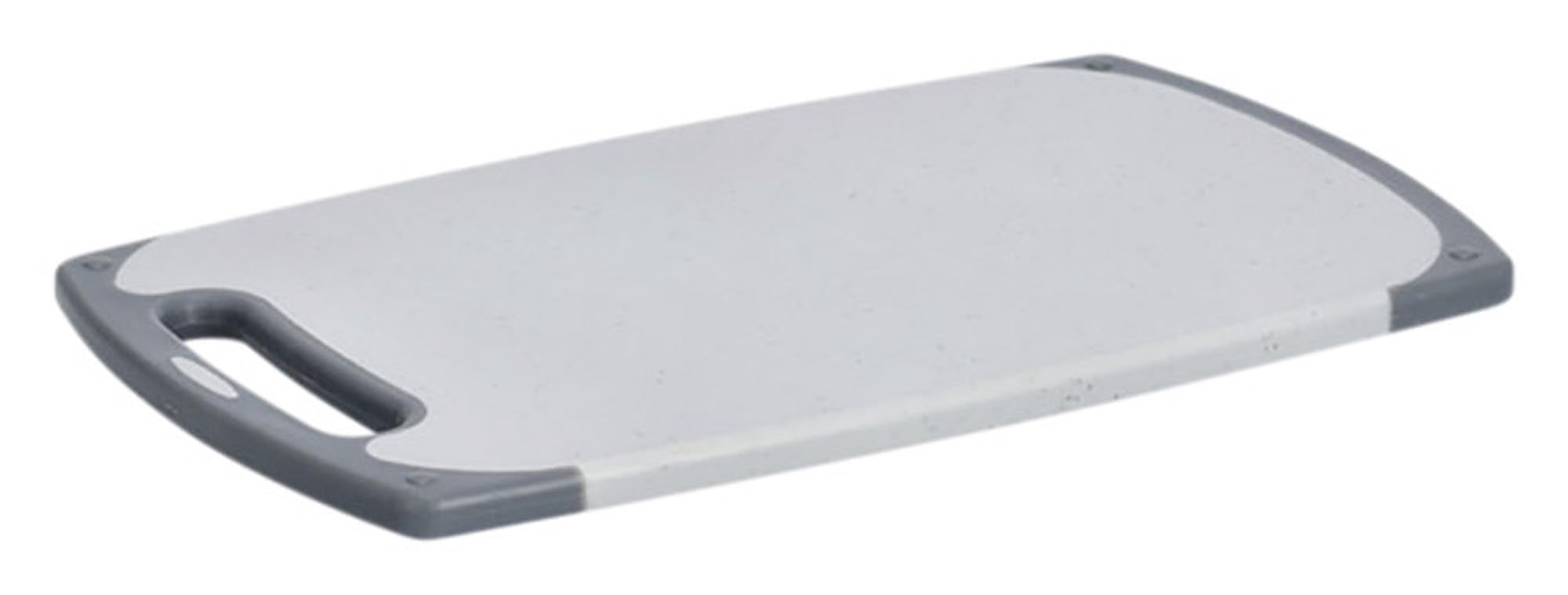ZELLER Schneidbrett Kunststoff grau/anthrazit 25x15x0.9cm