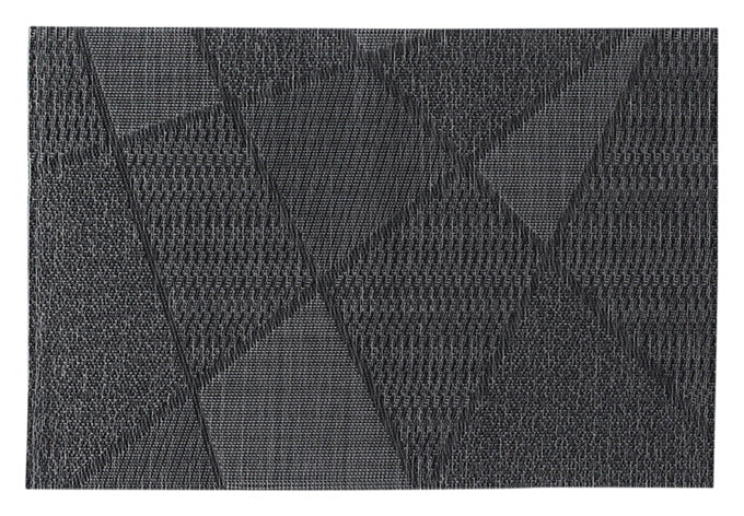 ZELLER Tischset Struktur grafisch grau 45x30 cm in  präsentiert im Onlineshop von KAQTU Design AG. Tischset ist von ZELLER PRESENT