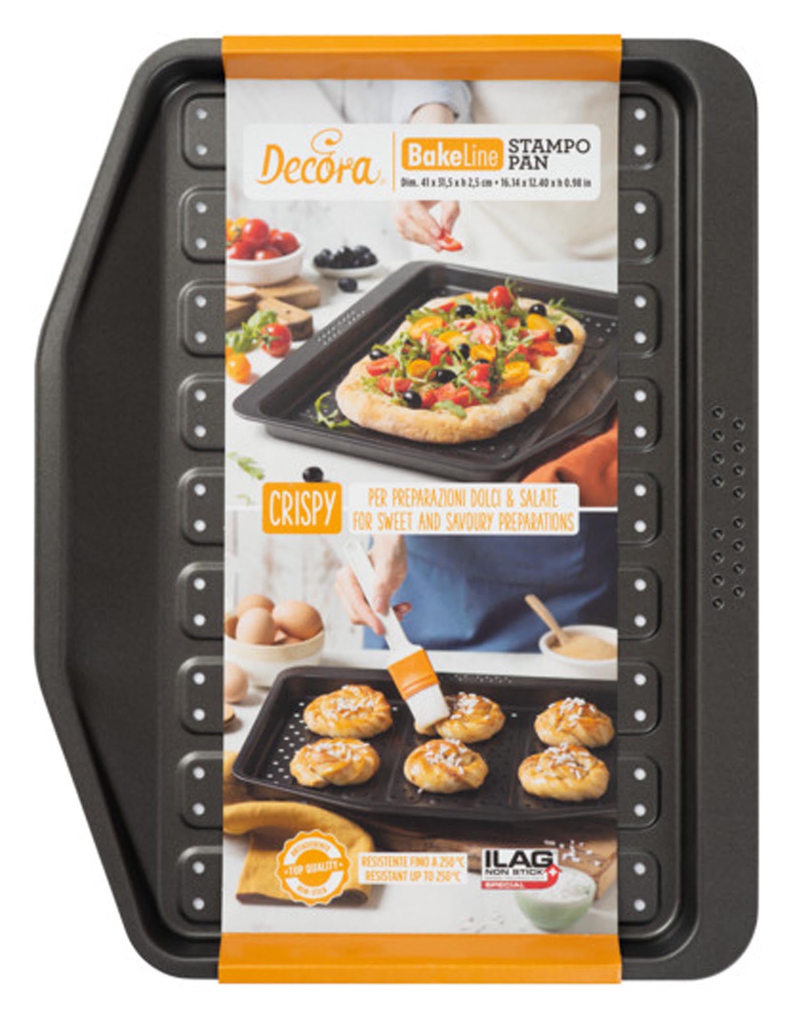 DECORA Backblech Crisp&Fry gelocht Antihaft 41x31.5x2.5 cm