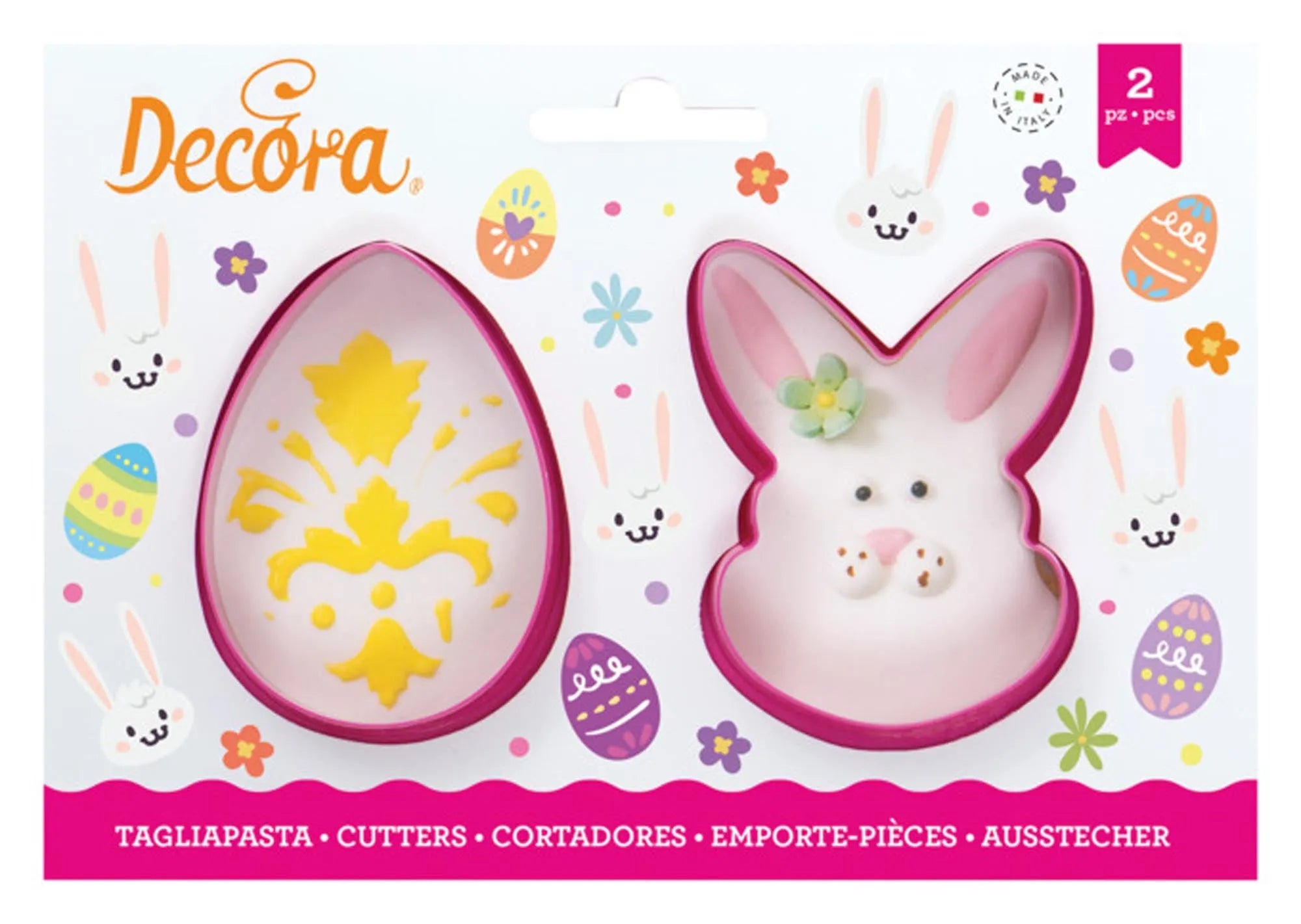 DECORA Ausstecher-Set: Ei & Hase für perfekte Osterplätzchen.