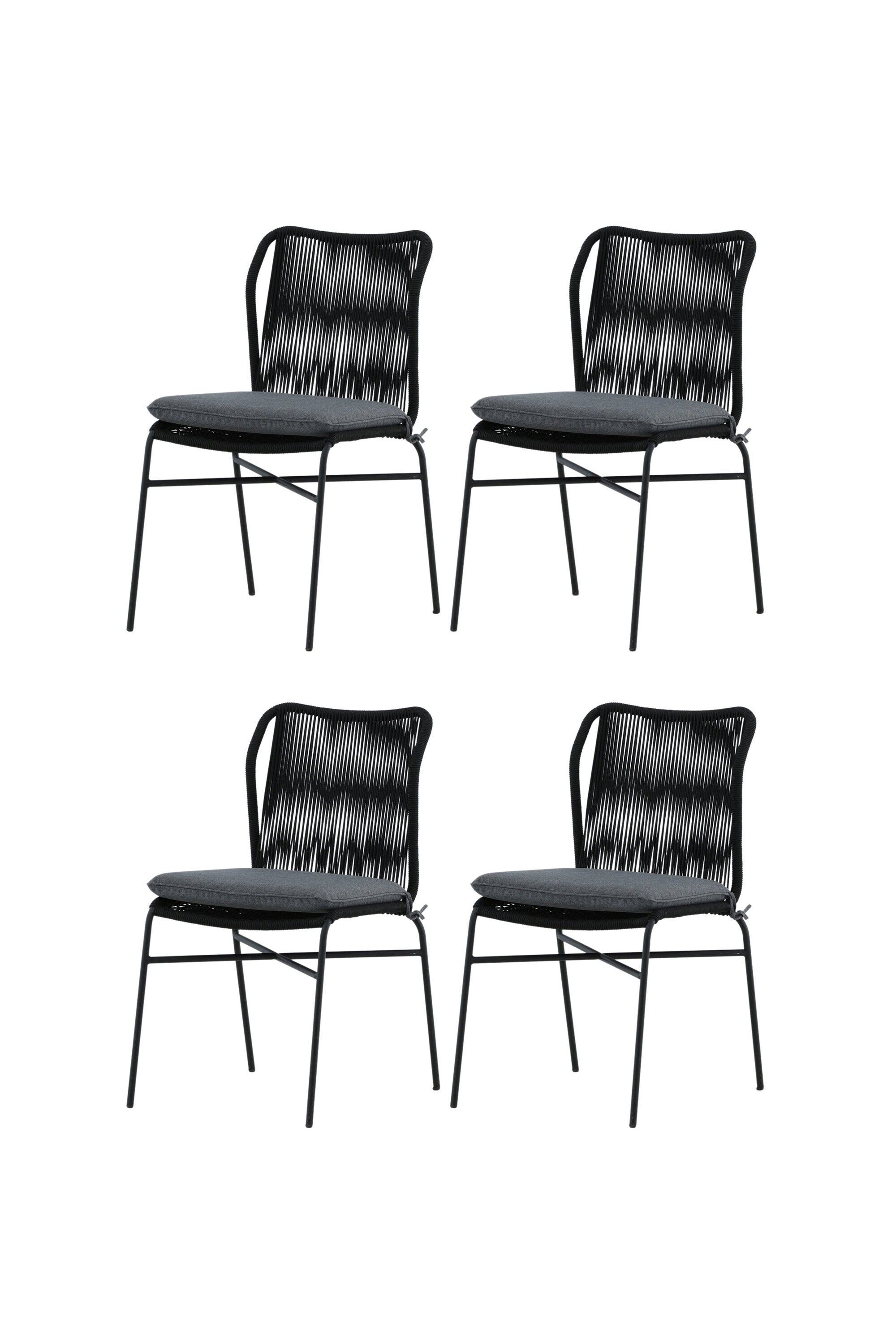 Julian Gartenstuhl in Schwarz präsentiert im Onlineshop von KAQTU Design AG. Gartenstuhl ist von Venture Home