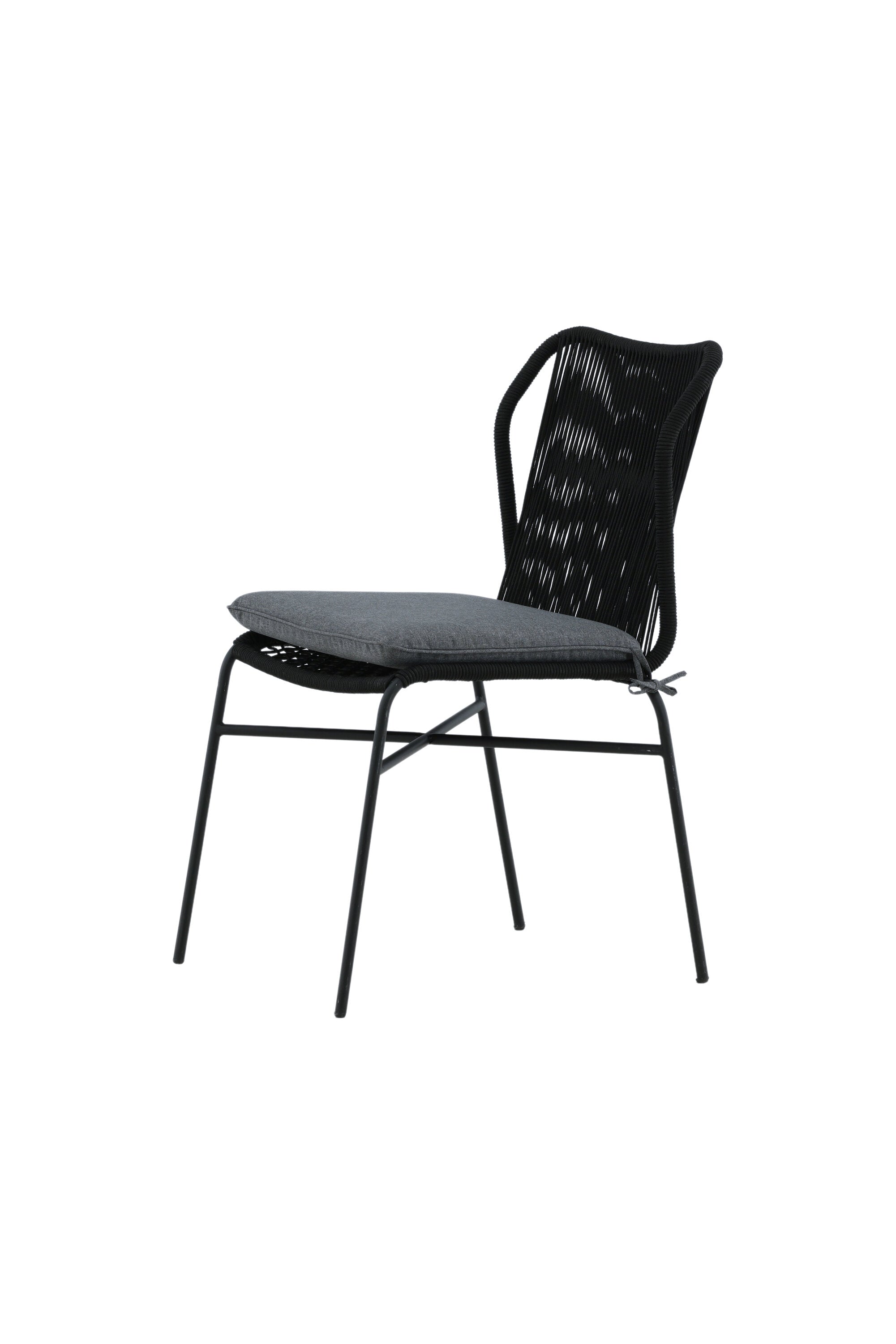 Julian Gartenstuhl in Schwarz präsentiert im Onlineshop von KAQTU Design AG. Gartenstuhl ist von Venture Home