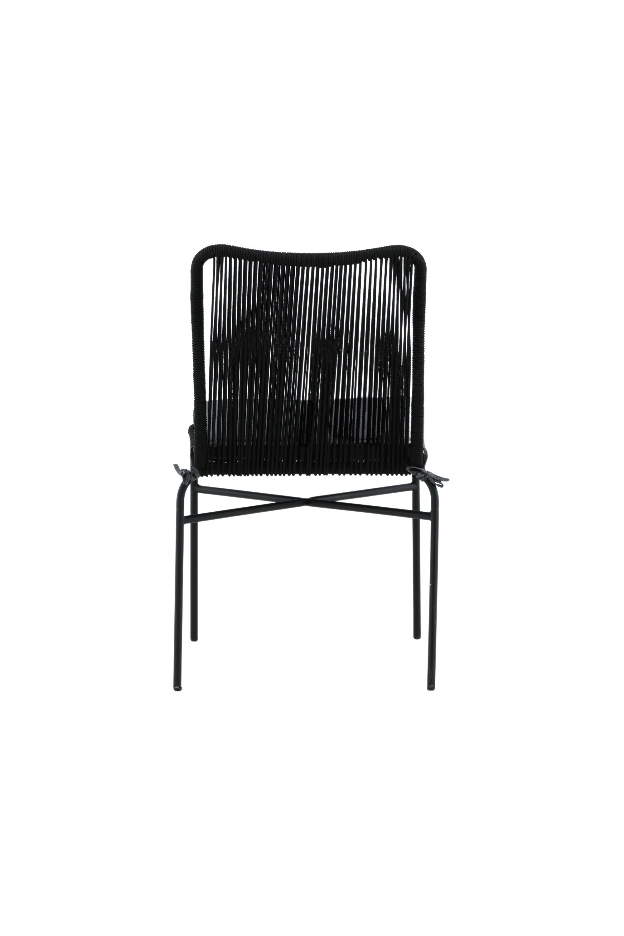 Julian Gartenstuhl in Schwarz präsentiert im Onlineshop von KAQTU Design AG. Gartenstuhl ist von Venture Home