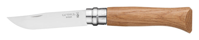 OPINEL Messer Nr. 8 Edelstahl Eichenholzgriff in Box 8.5 cm in  präsentiert im Onlineshop von KAQTU Design AG. Küchenmesser ist von OPINEL