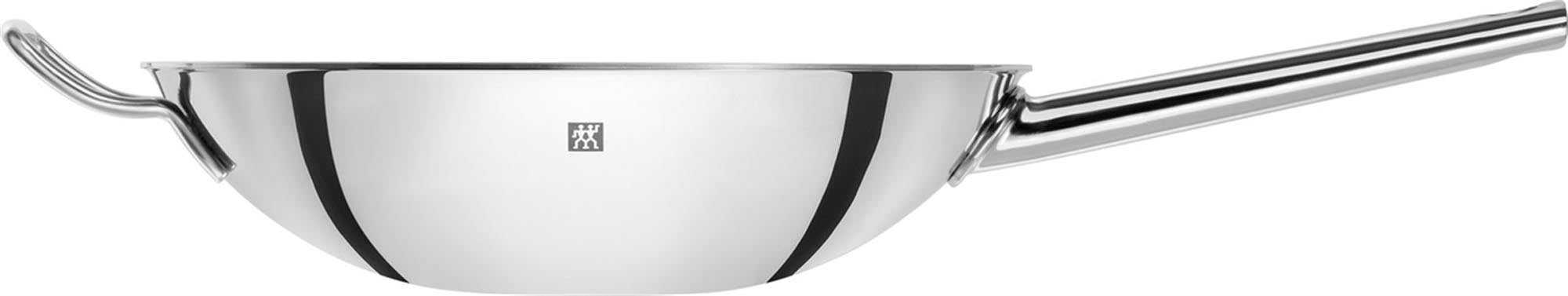 Zwilling Plus Wok 32 cm, antihaftbeschichtet, perfekt für gesundes Kochen und asiatische Speisen, langlebig und vielseitig einsetzbar.