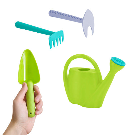 Kinder-Pflanzset von GARDENICO: Perfekt für kleine Gärtner, mit Blumentöpfen und Zubehör. Fördert Kreativität und Naturverbundenheit.