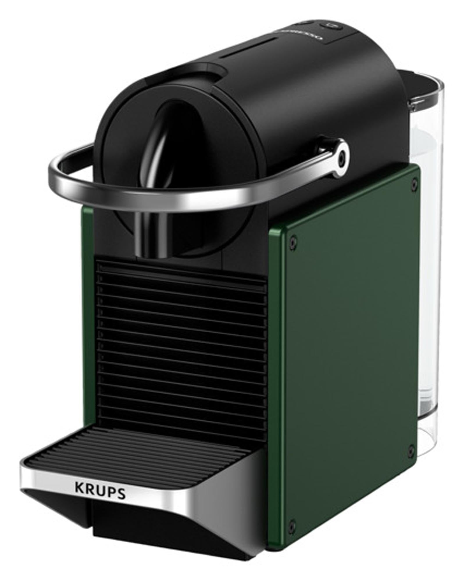 KRUPS Nespresso Kaffeemaschine Pixie dark green in Dark Green präsentiert im Onlineshop von KAQTU Design AG. Küchengerät ist von KRUPS