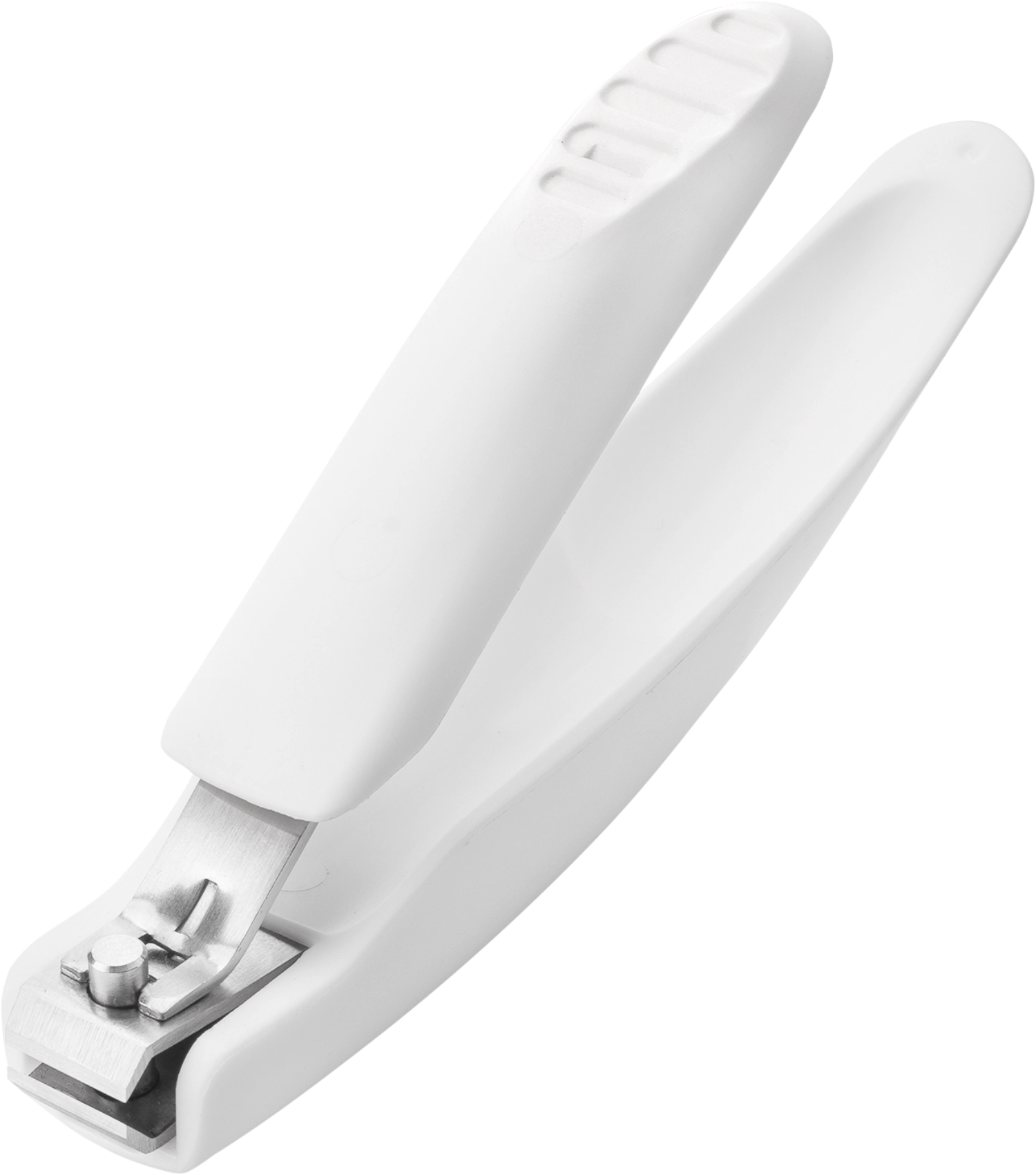 Eleganter weißer Fussnagelknipser mit integriertem Nagelfang von Zwilling Beauty, perfekt für eine saubere und präzise Fußpflege.