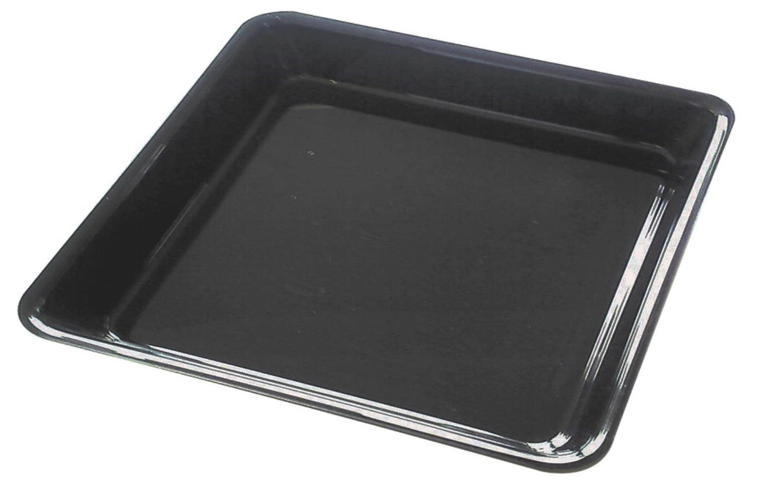 Rechteckige Schale 28x28x5cm schwarz