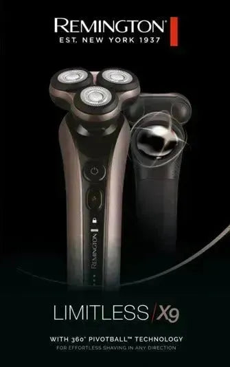 Der REMINGTON XR1790 X9 Limitless bietet präzises Rasieren mit innovativer Technologie und ergonomischem Design für besten Komfort.
