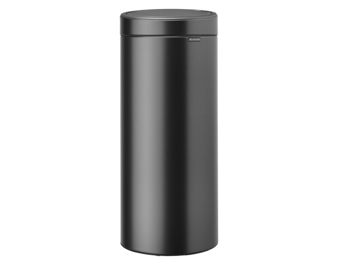 BRABANTIA Abfallbehälter Touch Bin New confident grey 30 l in  präsentiert im Onlineshop von KAQTU Design AG. Mülleimer ist von BRABANTIA